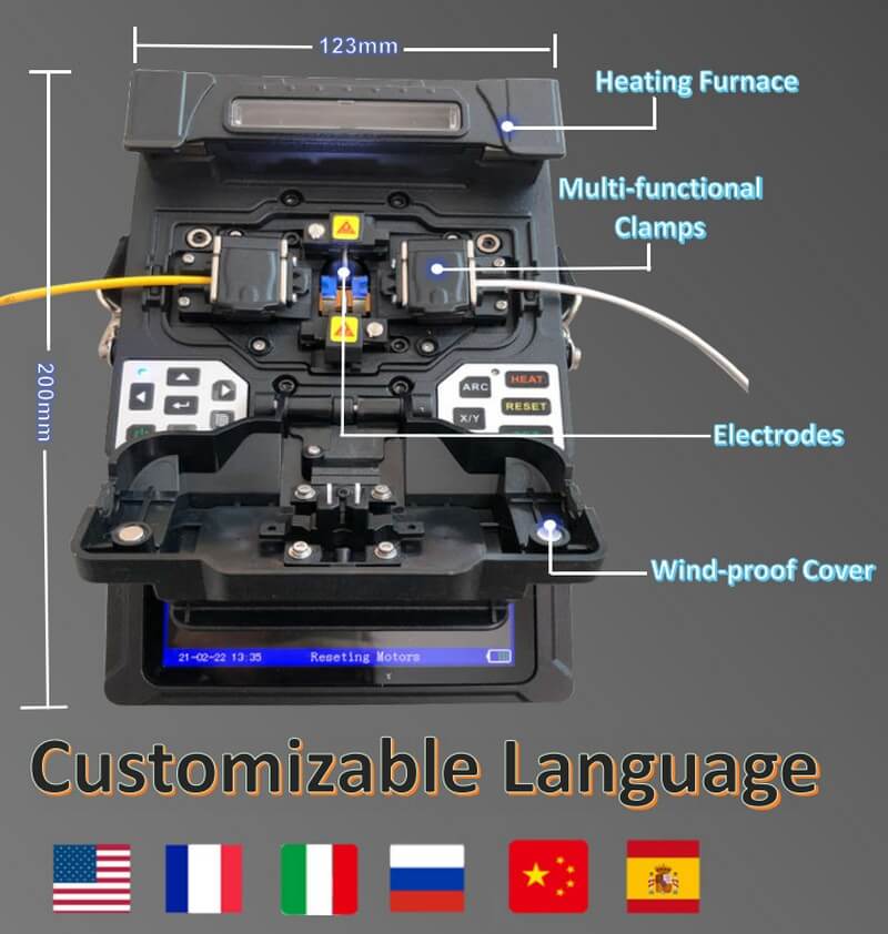 st3100f 4 motors fusion splicer 11