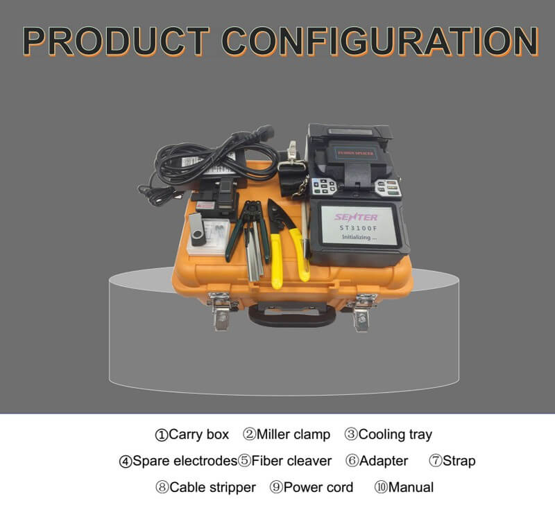 st3100f 4 motors fusion splicer 9